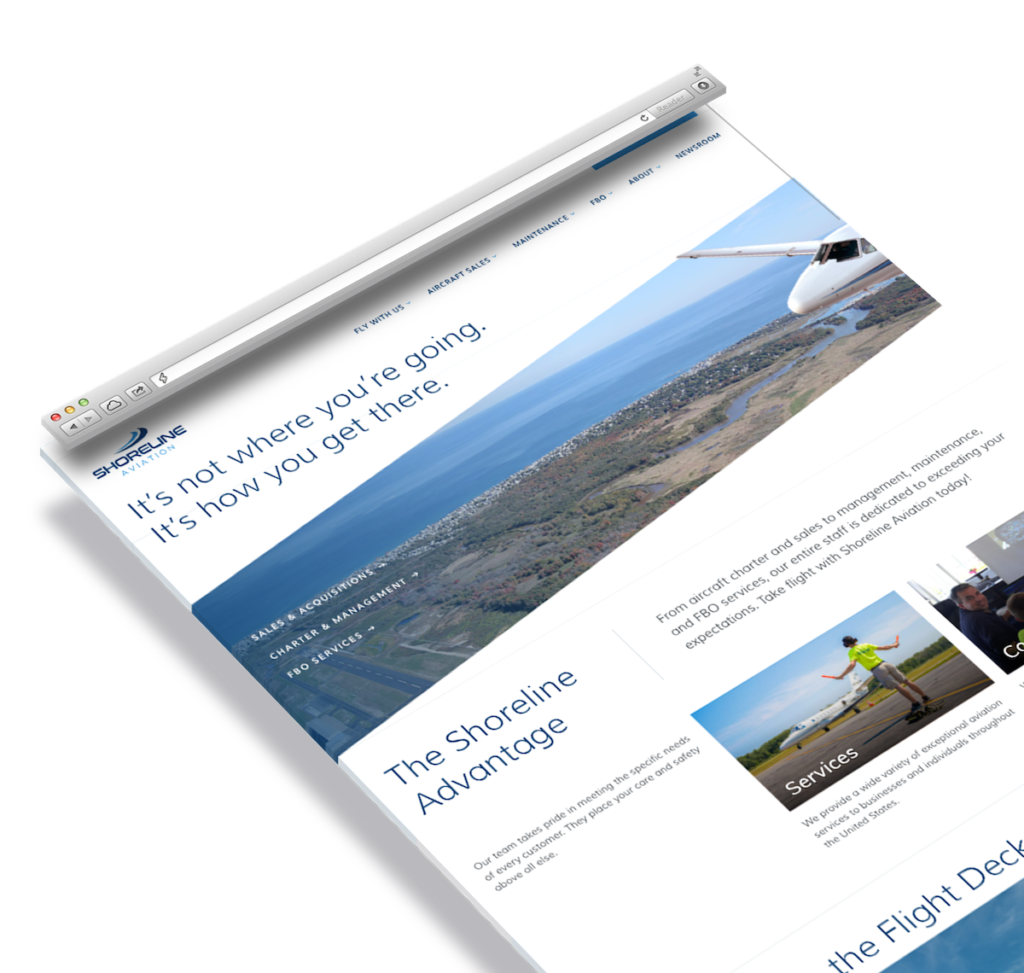 Shoreline Aviation Website